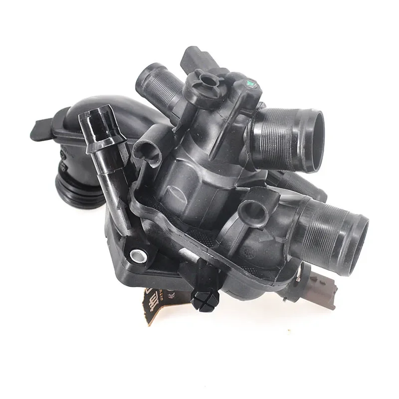 Baificar Thermostat Housing & Sensor 9808647080 for Peugeot 207 308 Citroen C4 Picasso DS 1.6i THP VTi thermostat housing cover