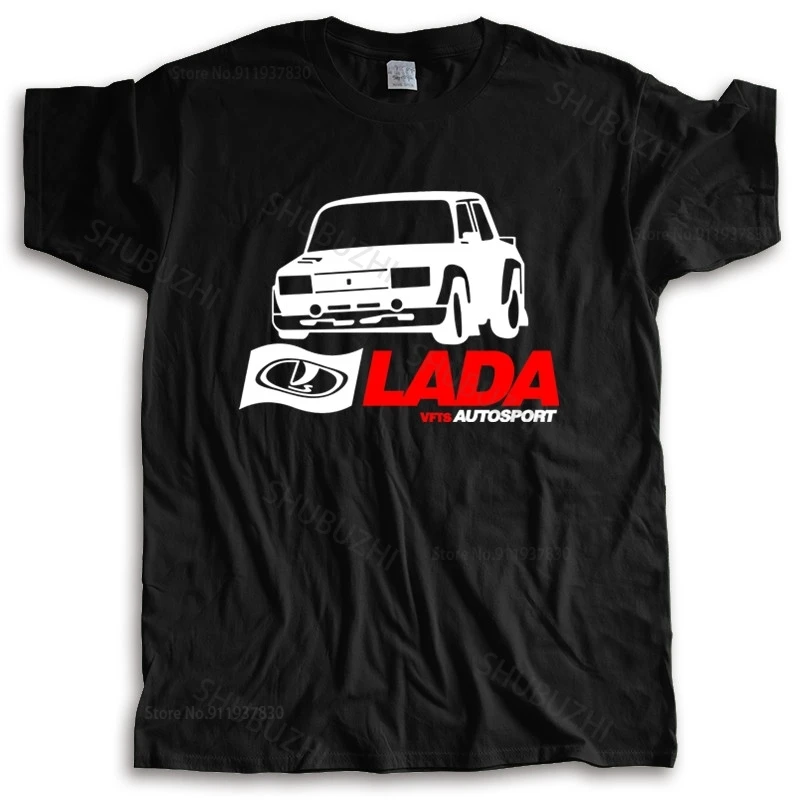 Nuovo Arrivato T-Shirt Da Uomo Estate Lada Vfts Autosport Rally Wrc 2105 2107 Wrc Maglietta Da Uomo In Cotone Taglia Più Grande