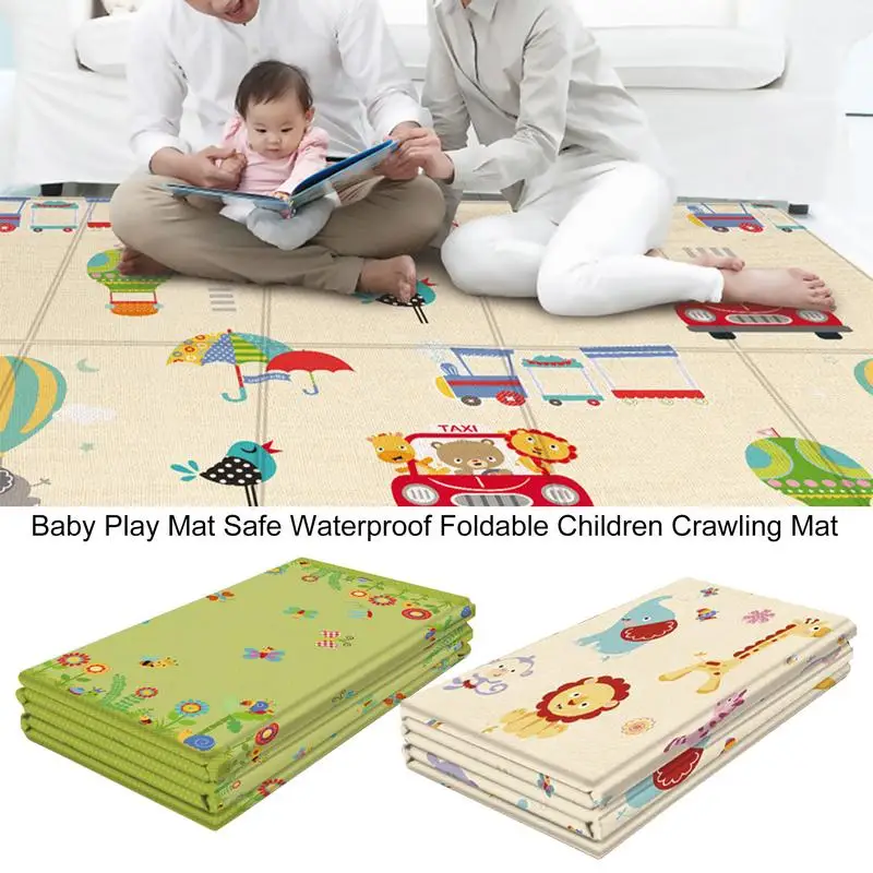 

Newborn Mats For Playing Anti Collision Waterproof Baby Play Pad Thickening Baby Activity Area Soft Plush Children Baby Play Mat