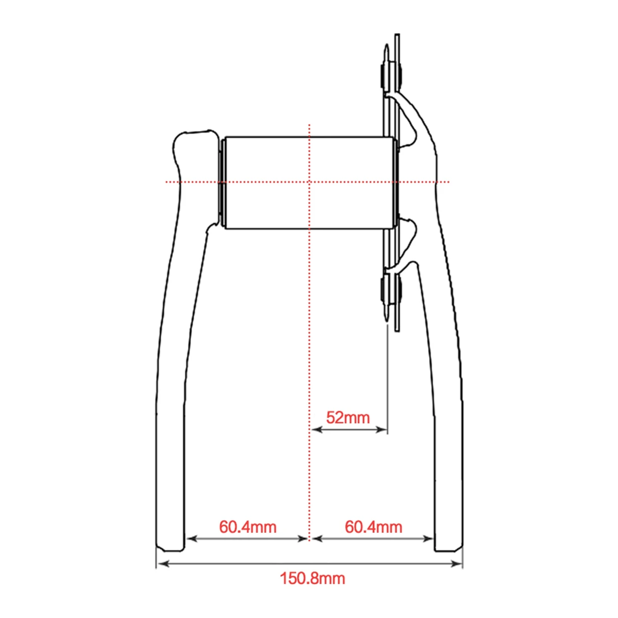 WUZEI Faltrad Kurbel Carbon Faser Kurbelgarnitur 165 MM 170 MM Rennrad Kettenrad 24mm Achse 3 Schrauben Direkt montieren Kurbel Arm – Detail 3