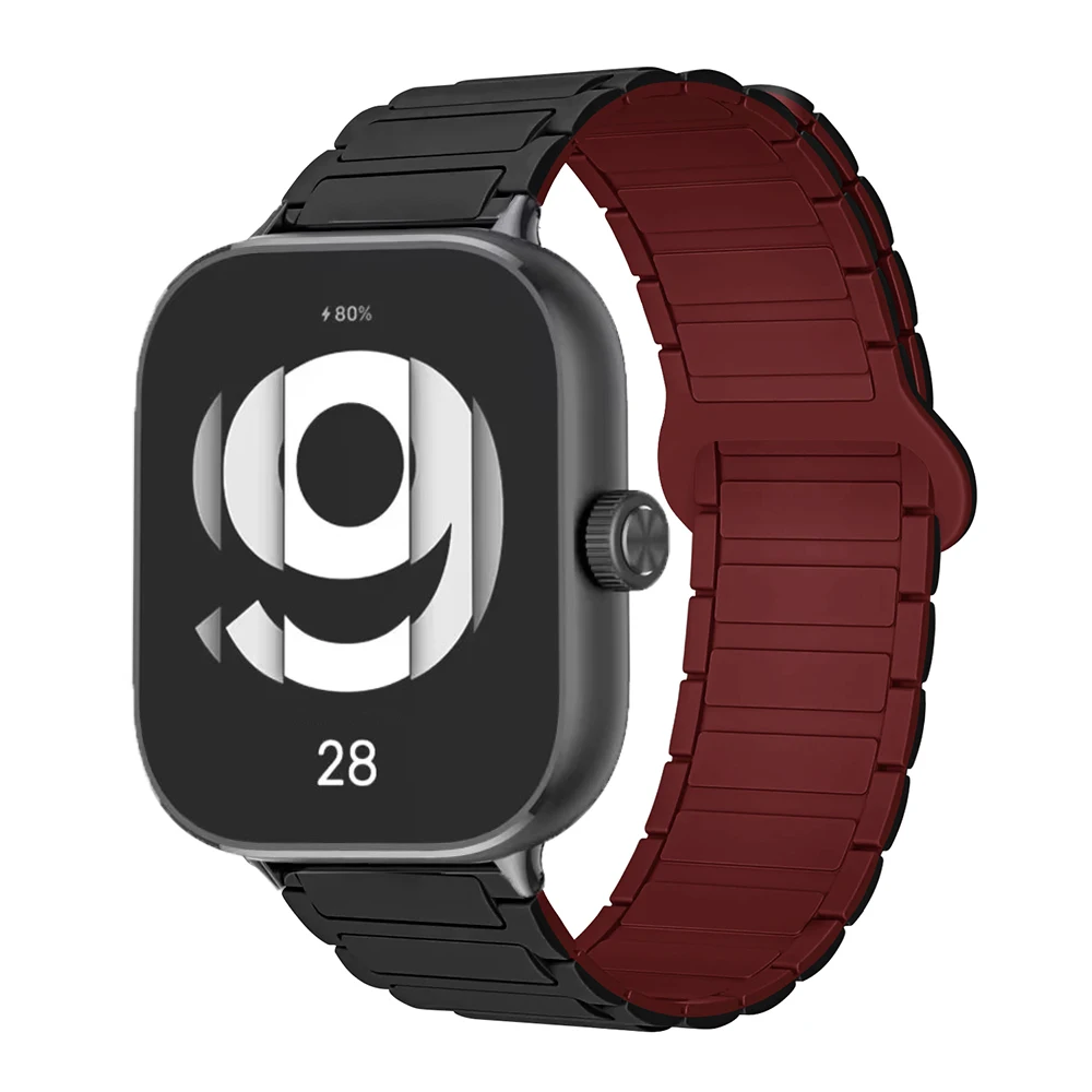Magnetic Silicone Bracelet Strap - Replaceable Watchband Accessory