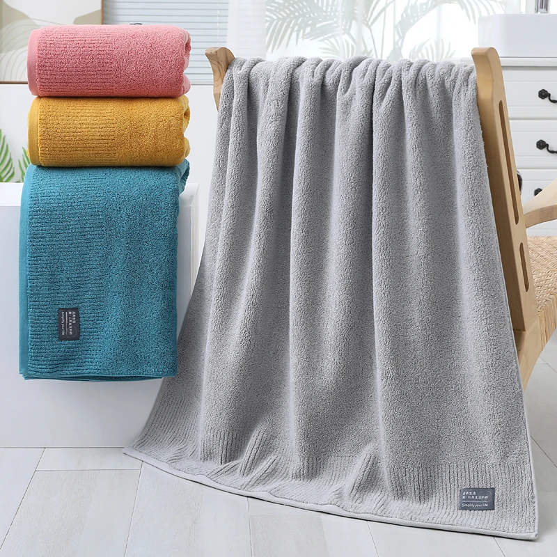 Large 100% Cotton Bath Towels Super Large Soft High Absorption And Quick  Drying Hotel Big Bath Towel Luxury Bath Sheet For Home - AliExpress