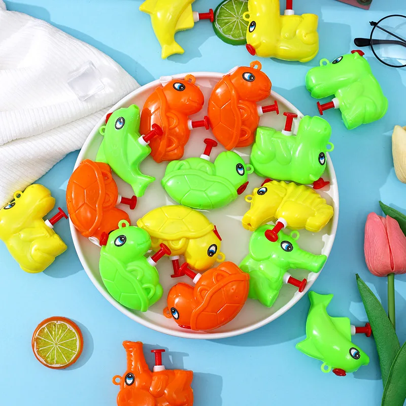 6-24PCS Water Toys Sand Beach Toys Mini Water Gun Cartoon Design Outdoor Game Summer Toys Sport Party Toys Gifts 3