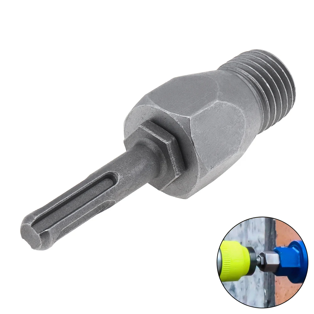 13mm Concrete Hole Saw SDS Plus Shank Arbor Adapter Round Handle