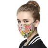 Kpop Cotton Black Mask Mouth Face Mask Anti Dust Mask with 2pcs Activated Carbon Filter Korean facemask Washable Face Mask 3