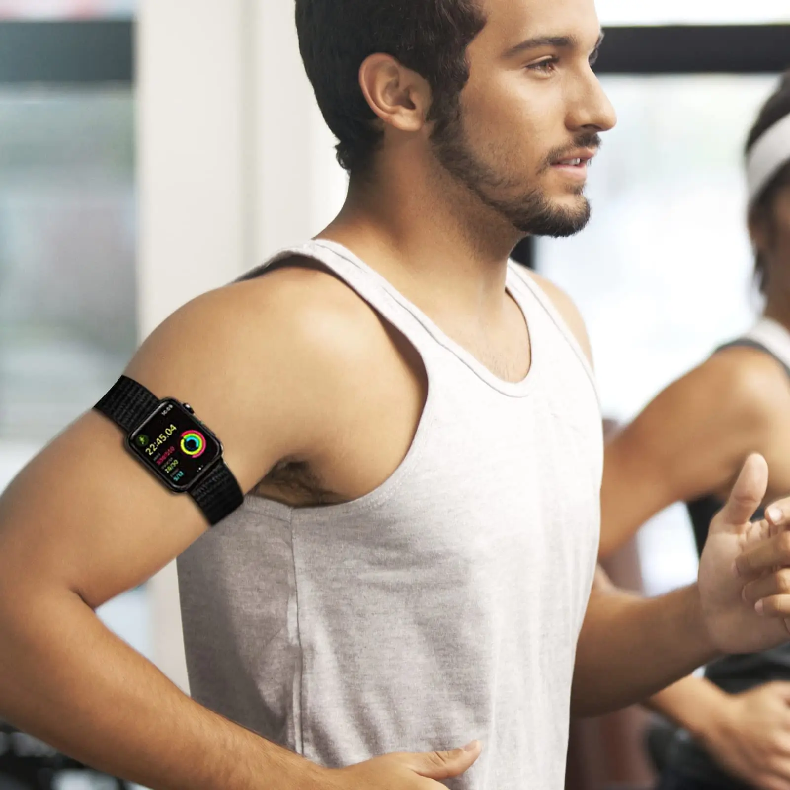 รูปสินค้า สายรัดข้อเท้าสปอร์ต ใส่ได้กับ Apple Watch ทุกรุ่น
