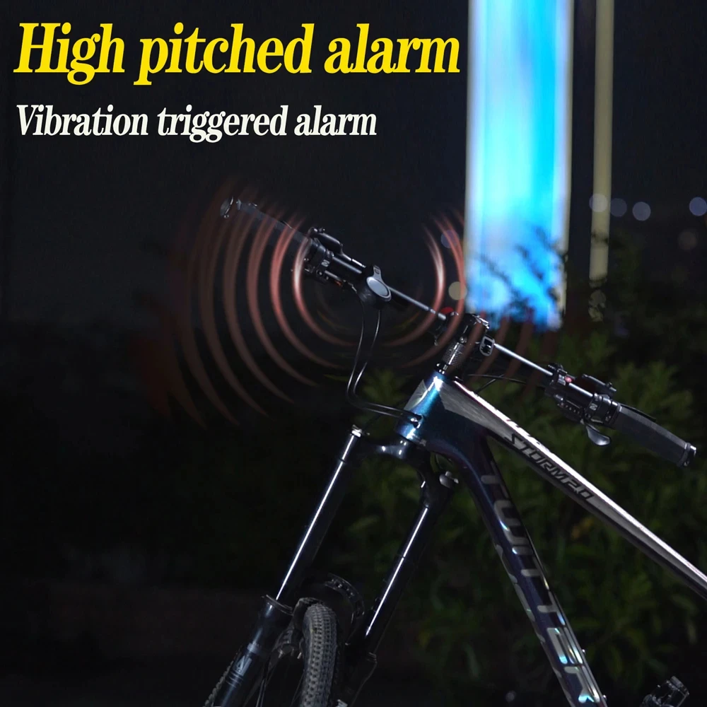 Motorcycle Horn Rechargeable Electric Bell Alarm Handlebar Speaker Doorbell Anti-theft Bike Accessories