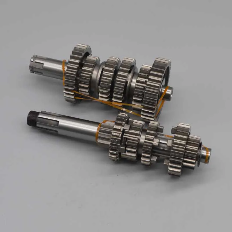 LONCIN RE250 engine 6gear main countshaft gear axle LC166FMM LX250 LX166FMM ATV Quad 250cc Chinese Motorcycle Engine motorcycle engine