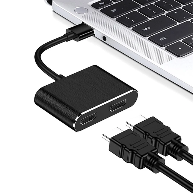 Adaptador Hdmi A Usb Hembra ABLEWE Adaptador USB A HDMI Dual