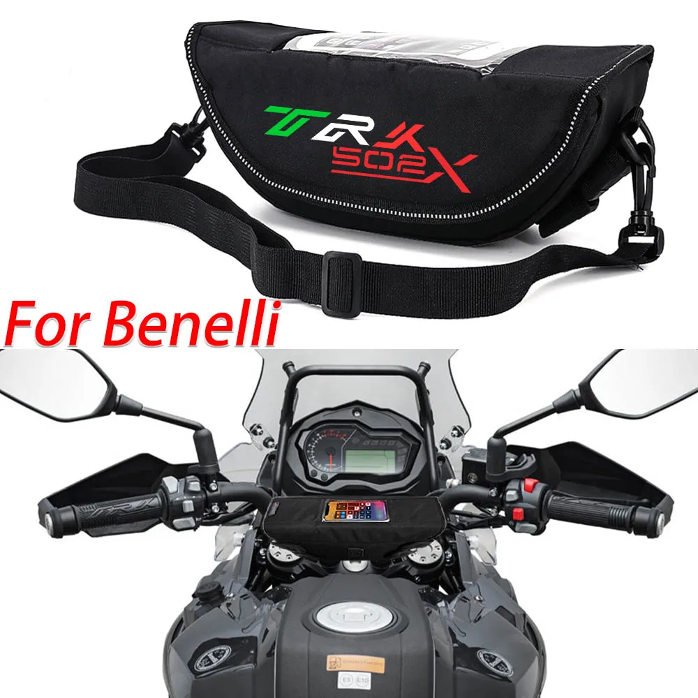 

For Benelli TRK502X TRK 502 Trail TRK trk 502x Motorcycle accessory Waterproof And Dustproof Handlebar Storage Bag