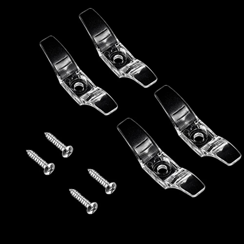 커튼 코드 포지셔닝 후크 커튼 안전 클리트 롤러 블라인드 드로스트링 블라인드 클립, 나사 창 포함, 4 개, 8 개, 12 개
