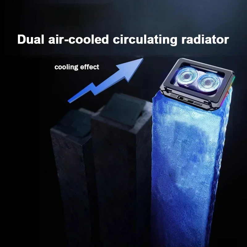 17 Gaming W/ RGB Light HD Display Laptop Cooling Pad 5 Angle Adjustable Notebook Cooler Stand For 15-21'' Computer_voghion.com