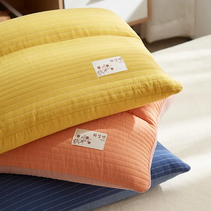 Cotton Sand Washing Buckwheat Skin Traction Pillow Multifunctional Pillow Neck Pillow 4