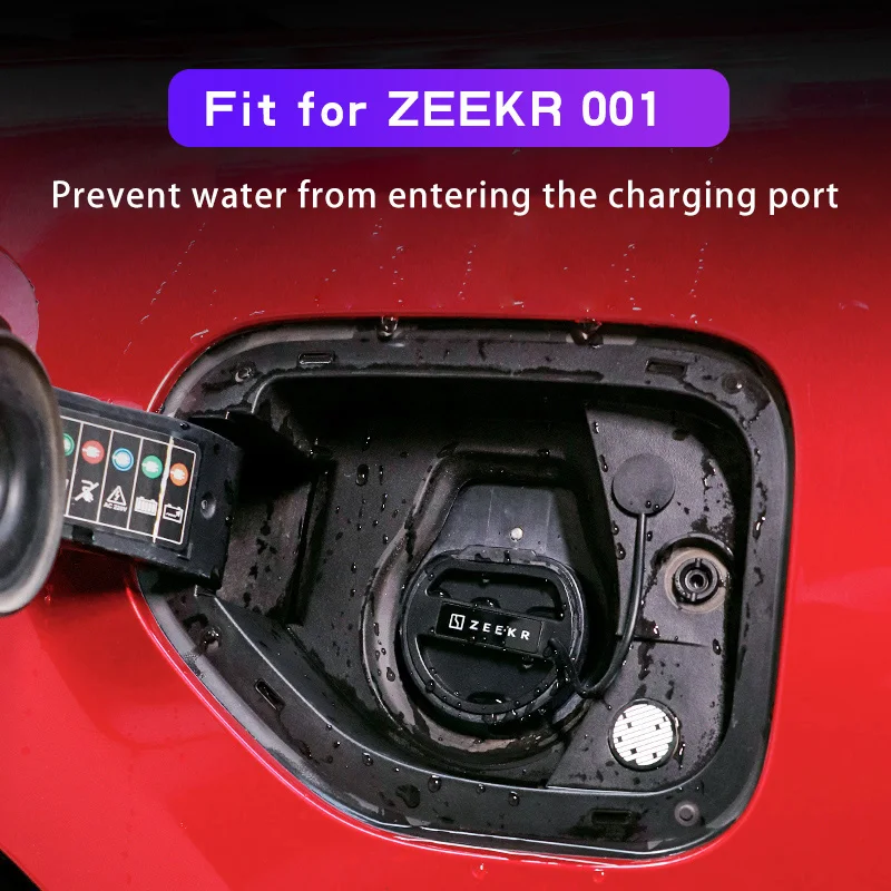 

Charging Port Protection Cover for ZEEKR 001 2023 Waterproof Anti-dust Rubber Cover Car Accessories Auto Parts Exterior Products