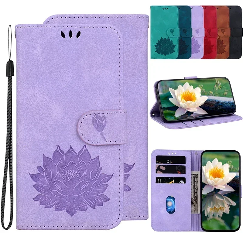 Leather Phone Case with Card Slot Wallet Cover