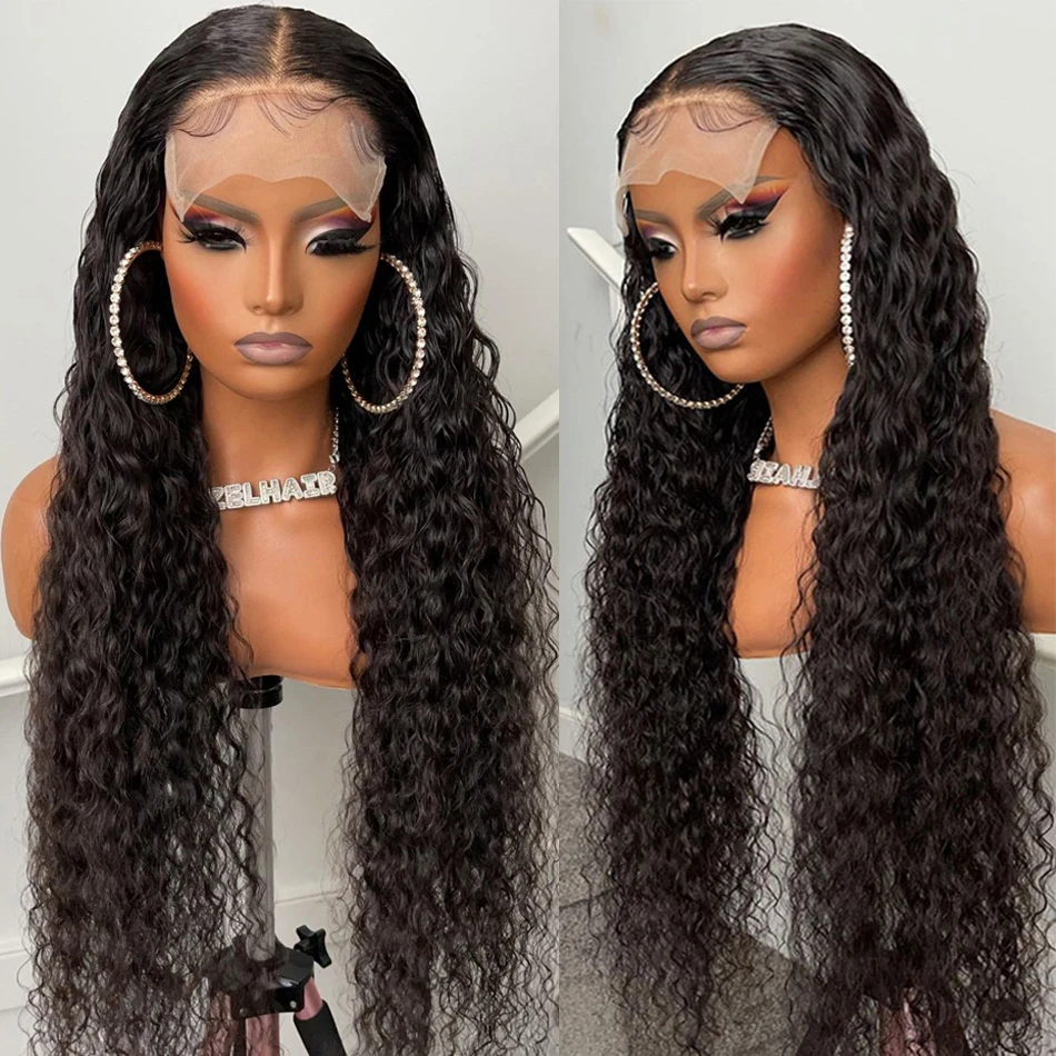 

Long Soft 26Inch 180%Density Preplucked Black Kinky CurlyNatural Hairline Glueless Lace Front Wig For Women Babyhair