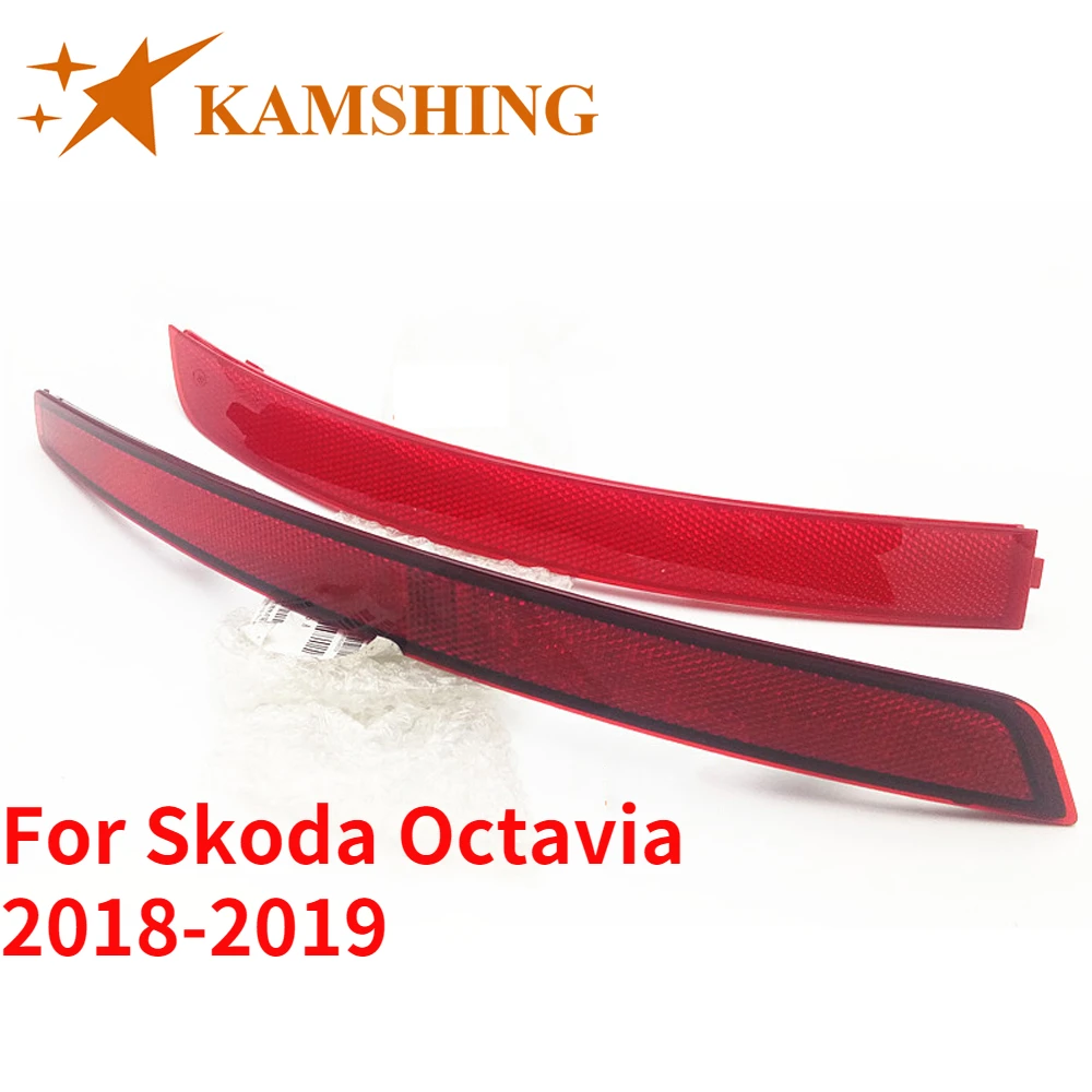 CAPQX For Skoda Octavia 2018 19 Rear Bumper Brake Light Reflector Light