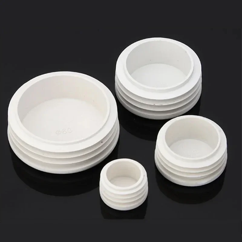 Dia 13mm-114mm Round Plastic Blanking End Cap Tube Pipe Insert Plug Dust Cover