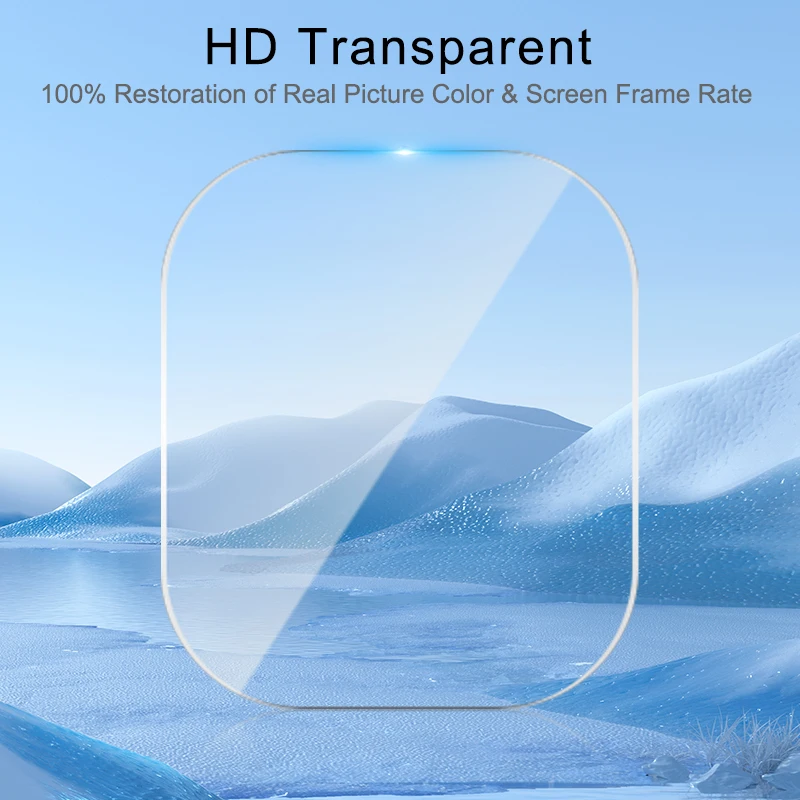 Premium Tempered Glass HD Screen Protector for Smartwatches - Anti-Scratch Protective Film Accessories