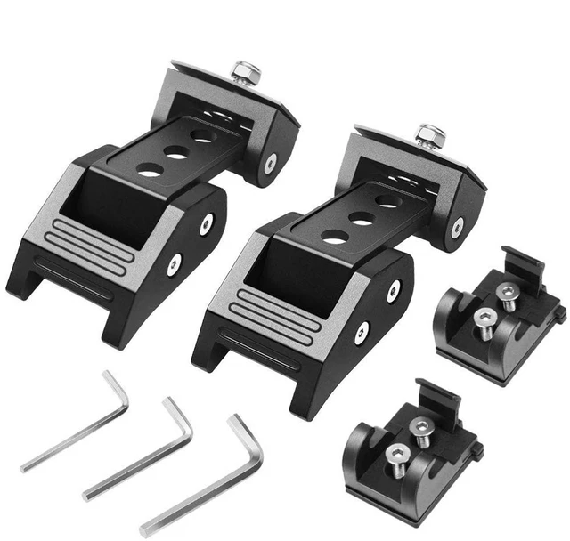 Black Aluminum Hood Locking Latch Catch Kit For Jeep Wrangler JK - Foto 11