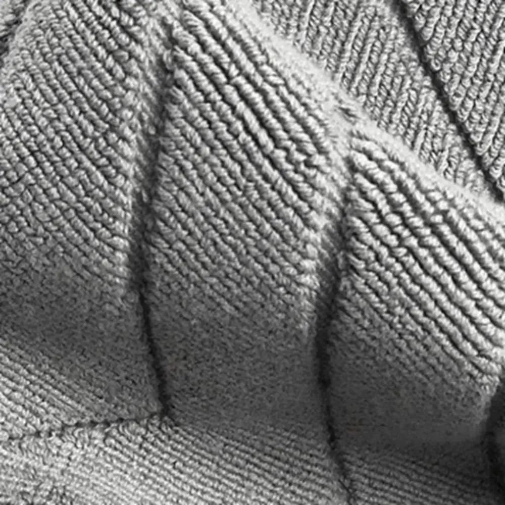 Bath Rug 40*60cm Wave Stripe Floor Towel Jacquard 3D Cotton Bathroom Mat Water Uptake Thicken Feet Towel Bathtub