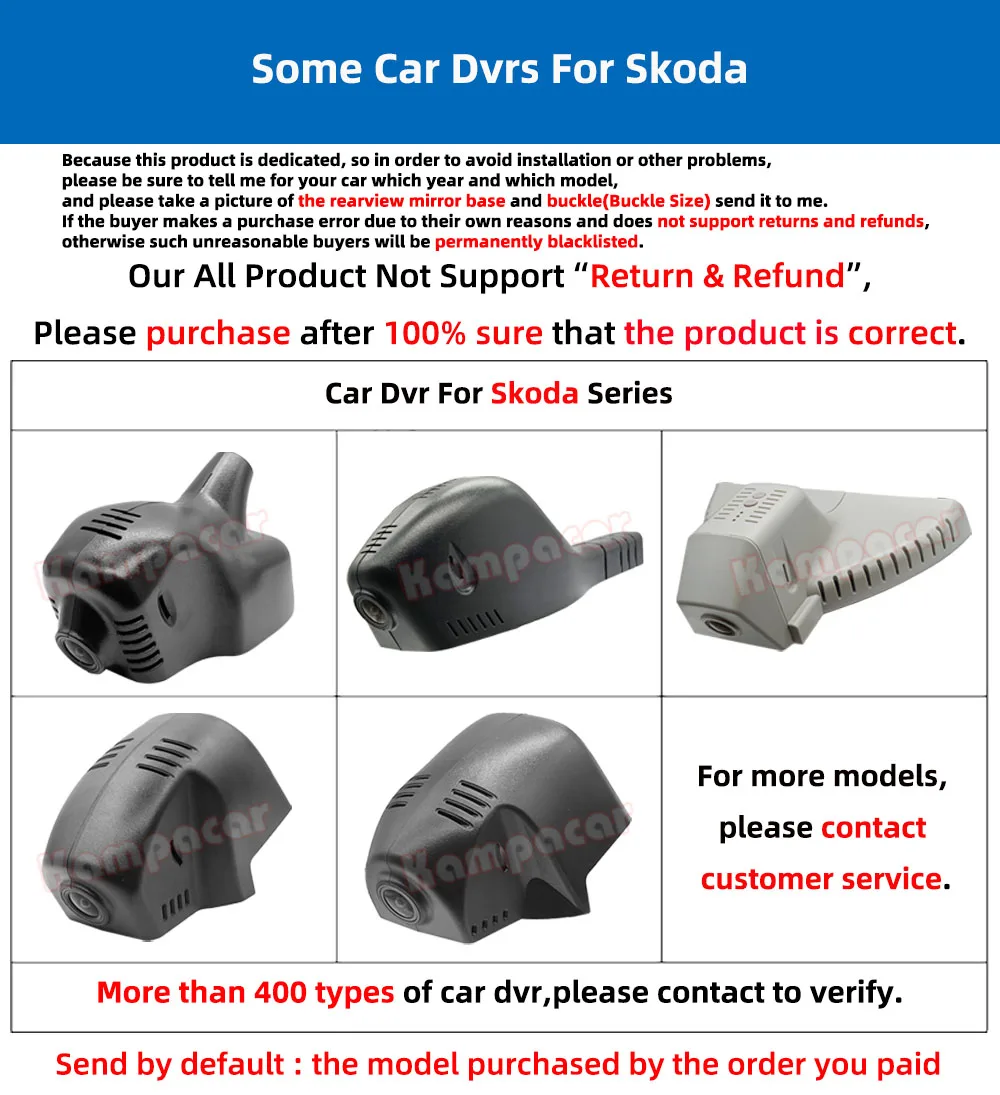 SKD01 1K 2K 4K Plug-and-Play Auto-DVR Dashcam für Skoda Superb 2 II Yeti Rapid Fabia Kodiak Kodiaq Octavia A5 2010-2015 – Detail 3