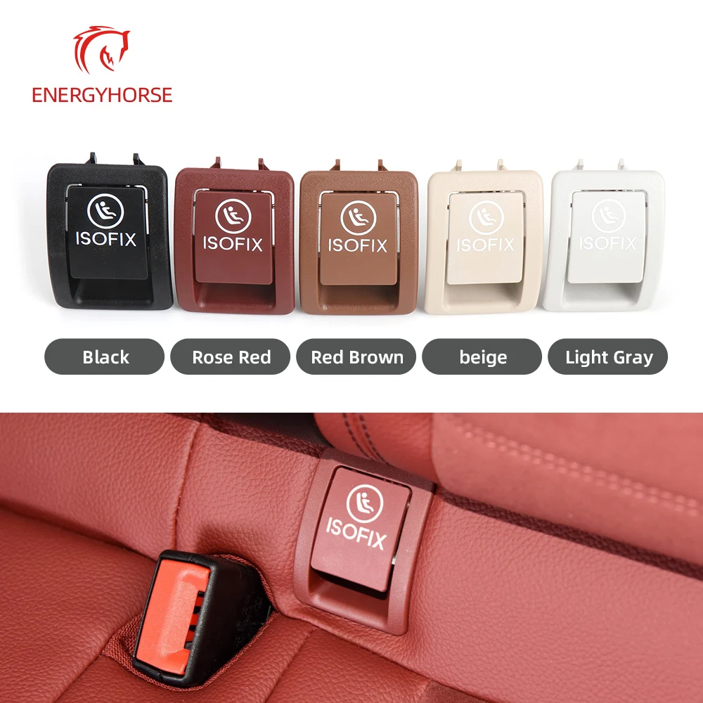 Per Mercedes W205 Car Isofix Switch Trim Cover Auto Rear Child Safe Seat Bench Switch Accessori Per Auto Per Benz Classe C 2015-2021