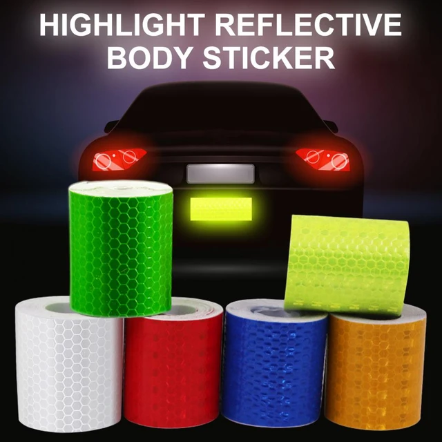 Auto reflektieren des Klebeband Antik ollision wasserdicht Schutz Universal  Auto Aufkleber reflektierende Warnung Sicherheits band Motorrad teile -  AliExpress