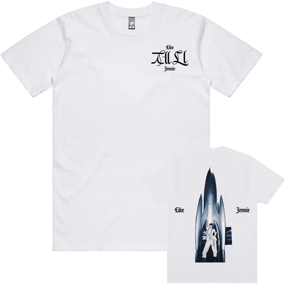 Like Jennie Tシャツ 未使用 Like Jennie in Ruby Album 2025 TShirt Fashion Retro Men