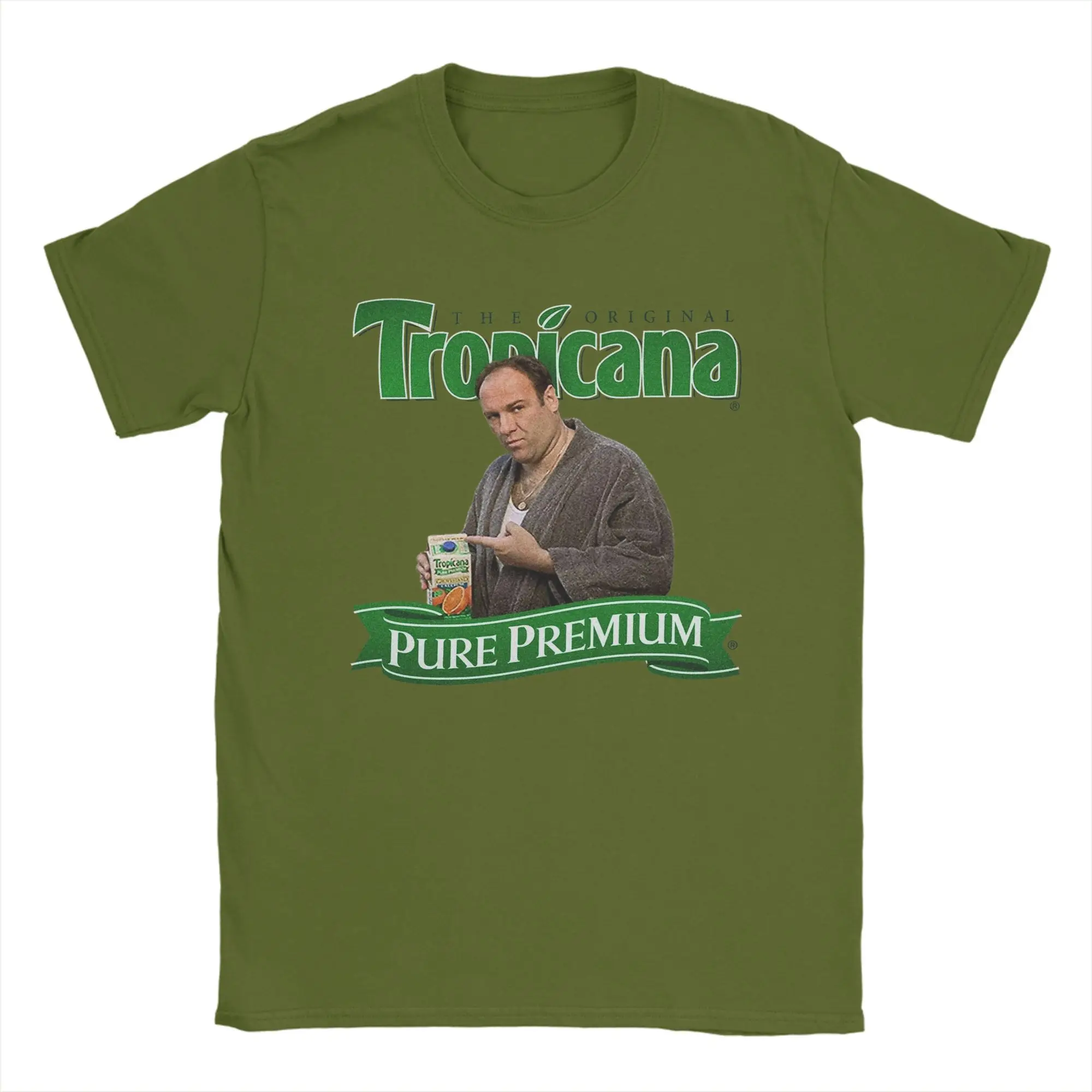 Novelty Pure Cotton Men's T-Shirts - Round Neck & Short Sleeve