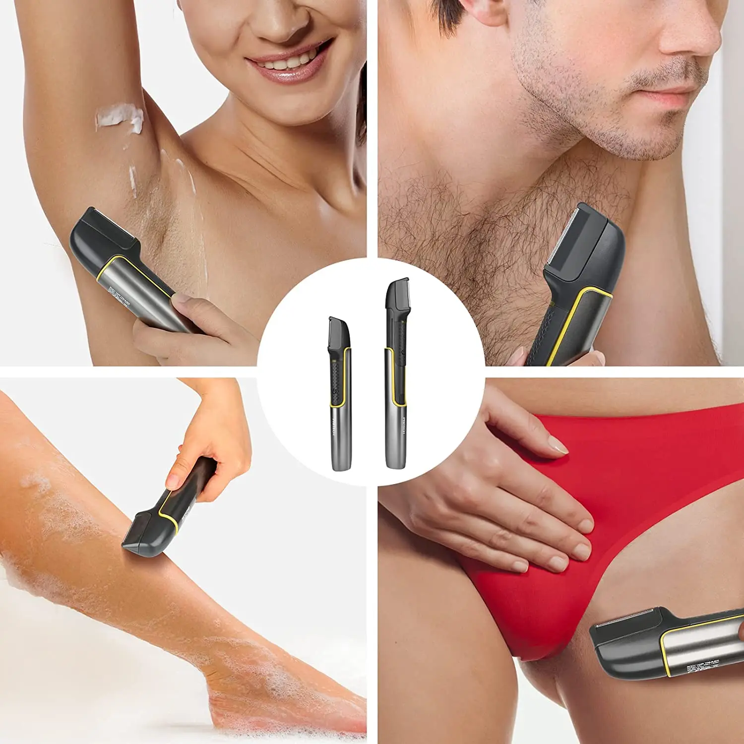 Recarregável, Depiladora De Biquíni, Pubic Back Body