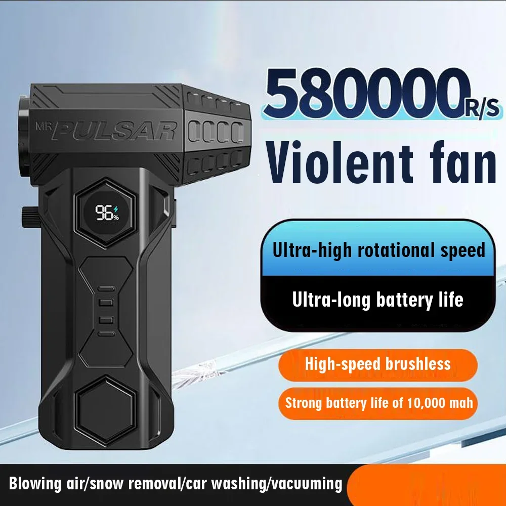 High Speed Turbo Blower Fan with Brushless Motor for Leaf Cleaning