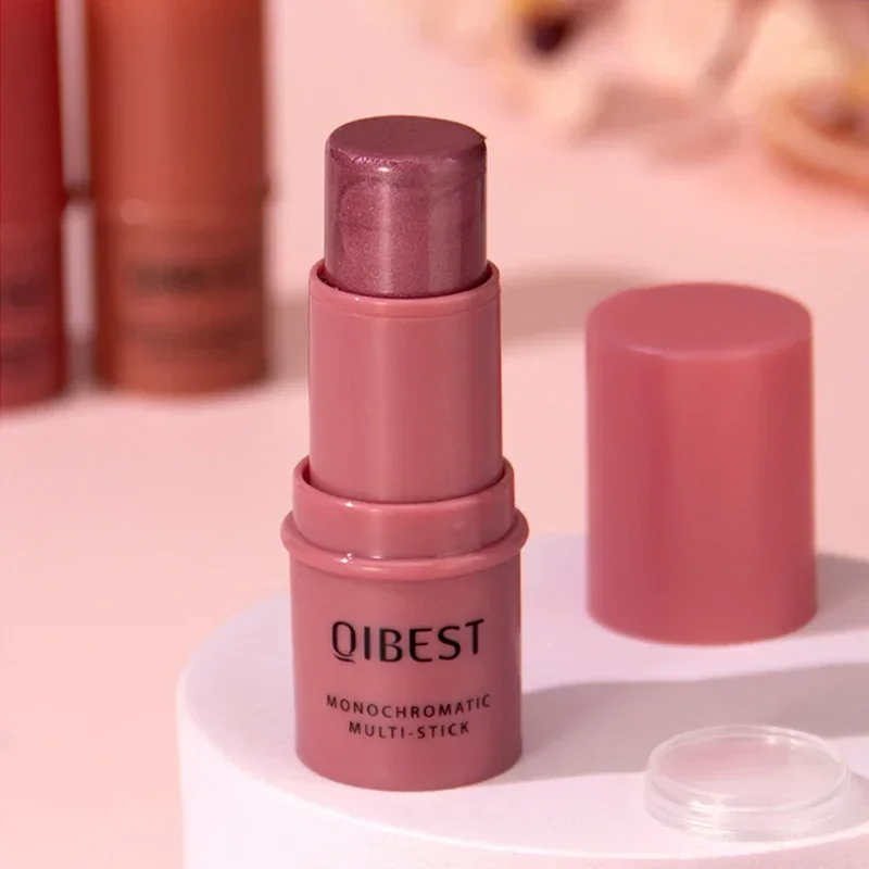 Blush Stick Blush Cream Cream Blusher Facial Blusher 3-in-1 Cheek Blush Stick Lip Tinted Eyes Cheek Lips Brighten Cream Water-resistant Moisturizing Face Contouring Shadow Blusher
