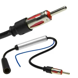 1pc Car Auto Antenna AM FM Radio Signal Amplifier Booster 48cm Cable Accessories Antenna Amplifier New