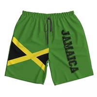 2025 Summer Polyester Jamaica Country Flag 3D Printed Men's Board Shorts Beach Pocket Running Summer Pants 1