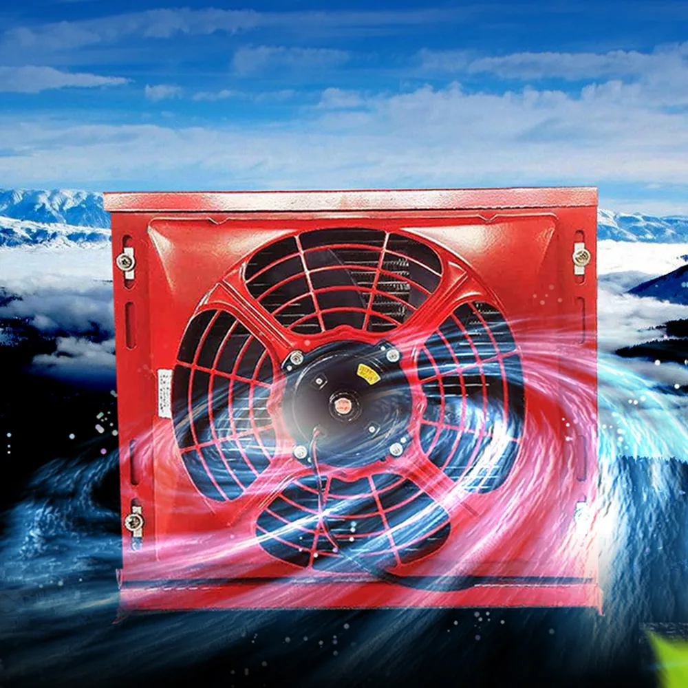 12/24V Car Electric Air Conditioner Parking Refrigeration Air Conditioning Remote Control Rapid Cooling Vehicle Refrigerator