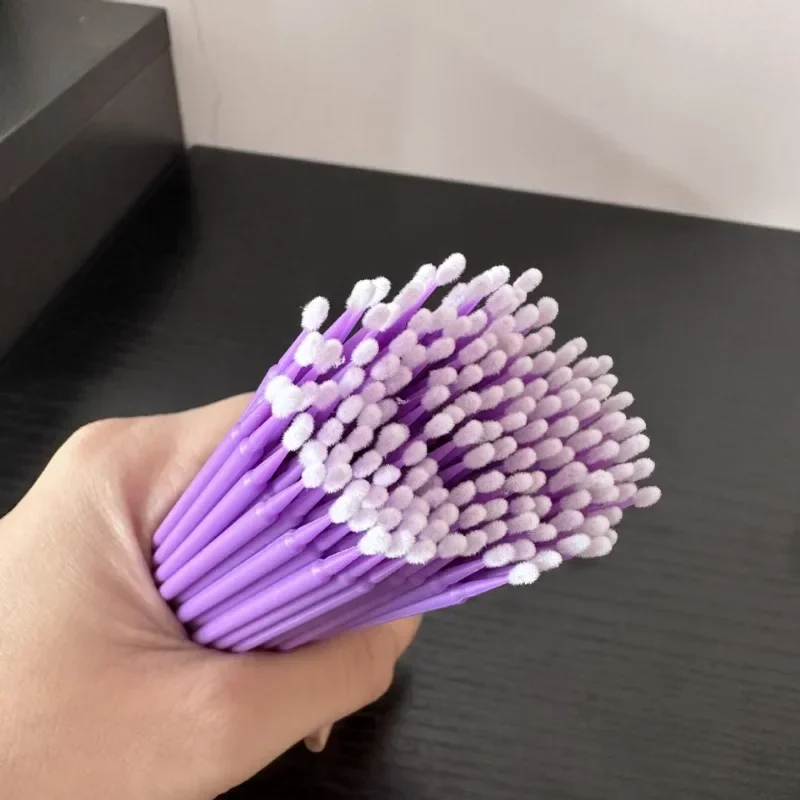 100pcs Disposable Nanometre Cotton Swab Portable Small Head Cotton Swab Multifunction Cleaning Cotton Swab Beauty Makeup Tool 4