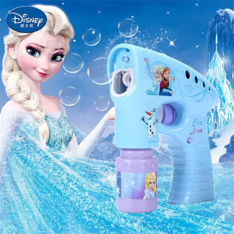 frozen elsa anna snow girls Cartoon Bubbles Machine Disney cars Outdoor Fun Maker Party Toy Without bubble liquid |