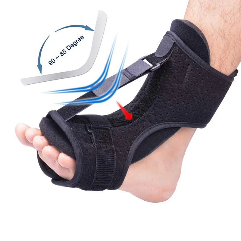 

Adjustable Plantar Fasciitis Night Foot Splint Drop Orthotic Brace Elastic Dorsal Night Splint Foot Rehabilitation Stretch Strap