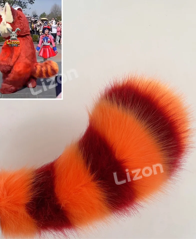 子供と大人のためのパンダの尻尾、コスプレパーティーのための小さな