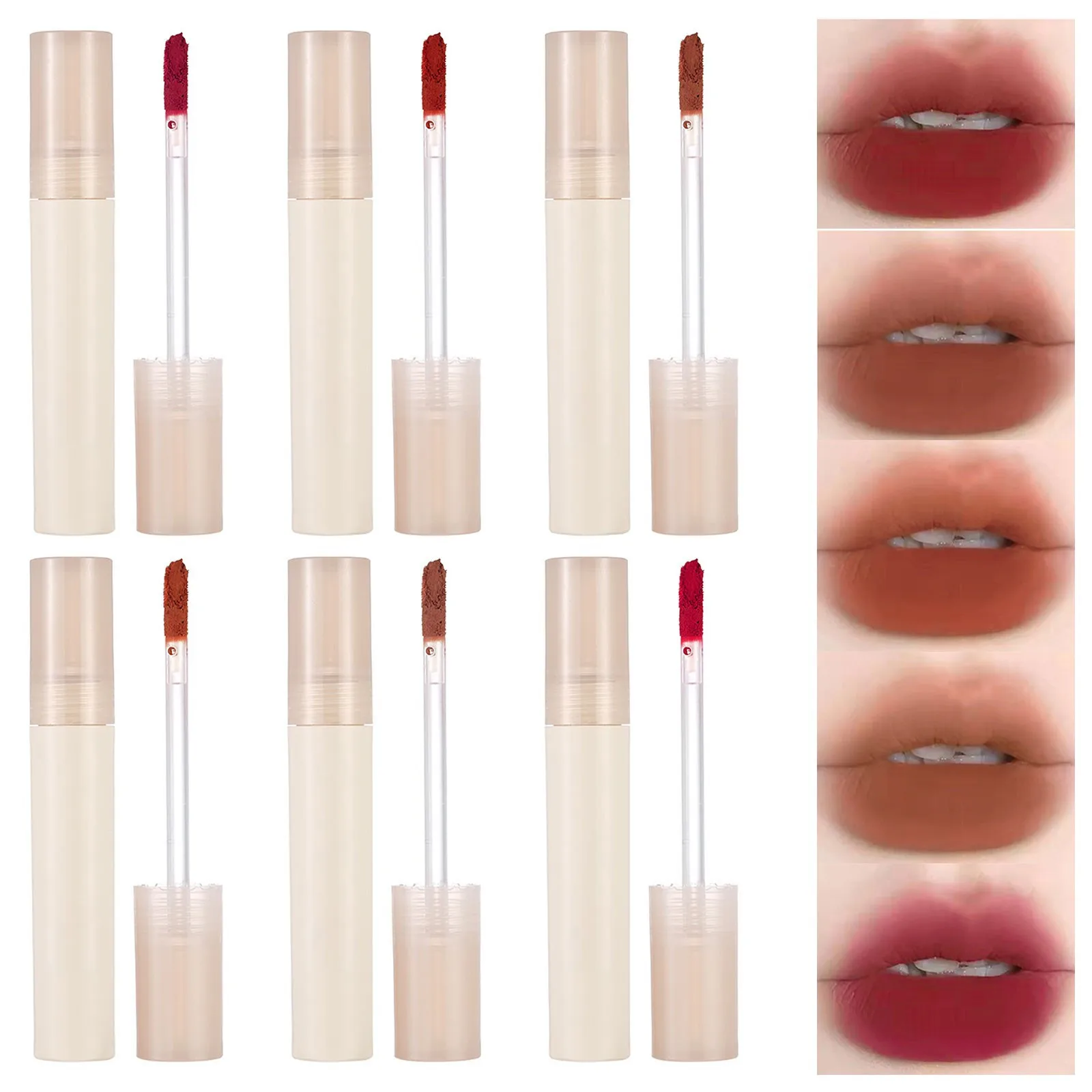 Lip Gloss 24 Hours Velvet Lipstick Moisturizes Without Drying Lip Mud