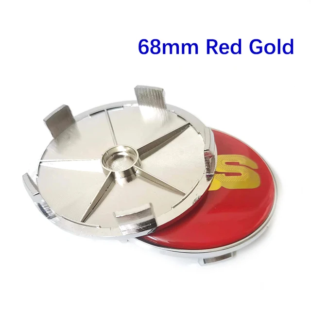 4 Pz/Set 68Mm Oro Rosso Per Bbs Logo Badge Emblem Auto Styling Wheel Center Hup Cap Car Retrofit Accessori Auto Decorativi