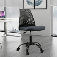 Ergonomic Office and Home Chair with Supportive Cushioning, Grey  1