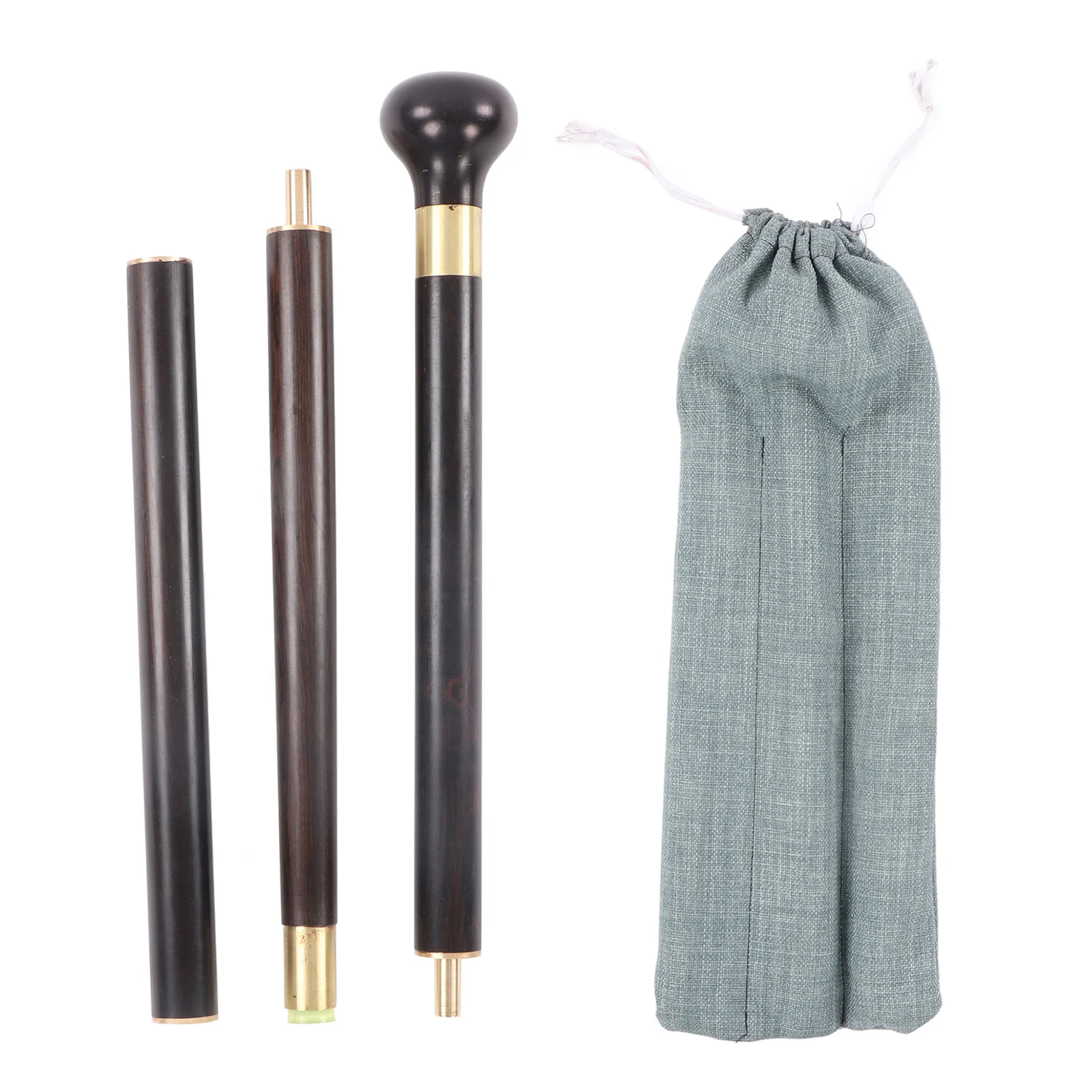 

Detachable Walking Stick Portable Elderly Walking Cane Ergonomic Burr Elegant Round Grip for Hospital for Rehabilitation