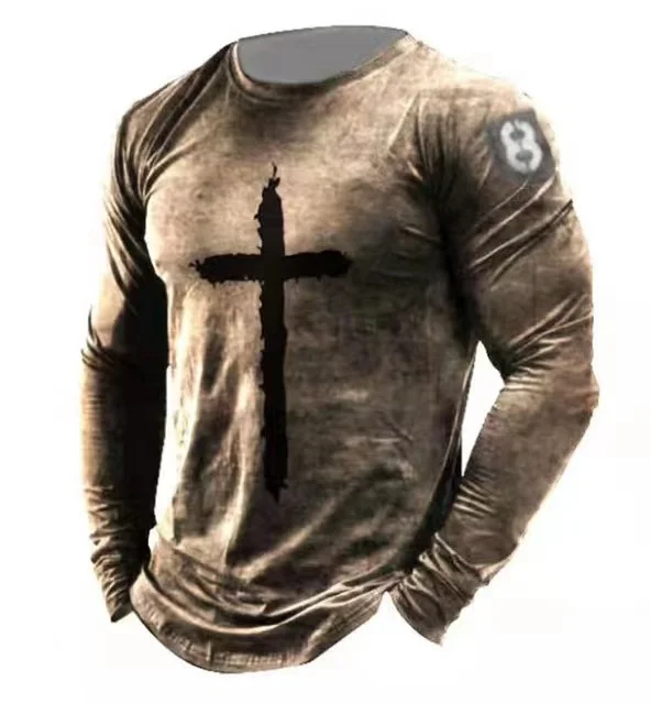 Vintage T Shirts 3d Printed Casual Long Sleeves Men's Loose Oversized T Shirts O Neck Comfort Sweatshirts European Clothes 5xl Vintage T Shirts 3d Printed Casual Long Sleeves Men's Loose Oversized T Shirts O Neck Comfort Sweatshirts European Clothes 5xl