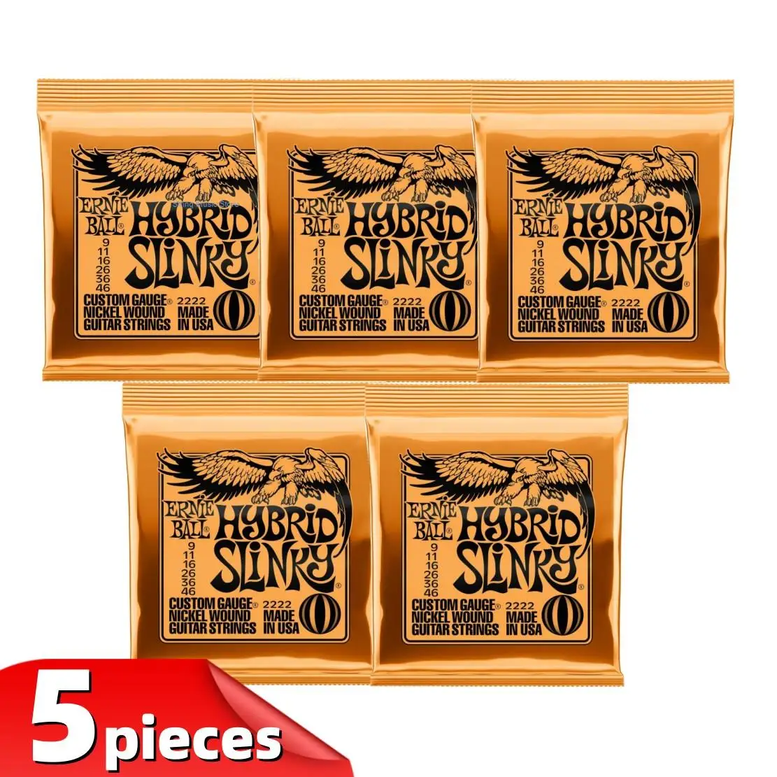 

ERNIE BALL 3/5 Pieces Hot Rock Electric Guitar Strings Nickel Winding Rust Prevention Band First Choice Digital String Rope