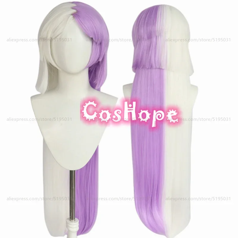 

Sigma Cosplay Wig Long Wig Purple White Wig Cosplay Anime Cosplay Wigs Heat Resistant Synthetic Wigs