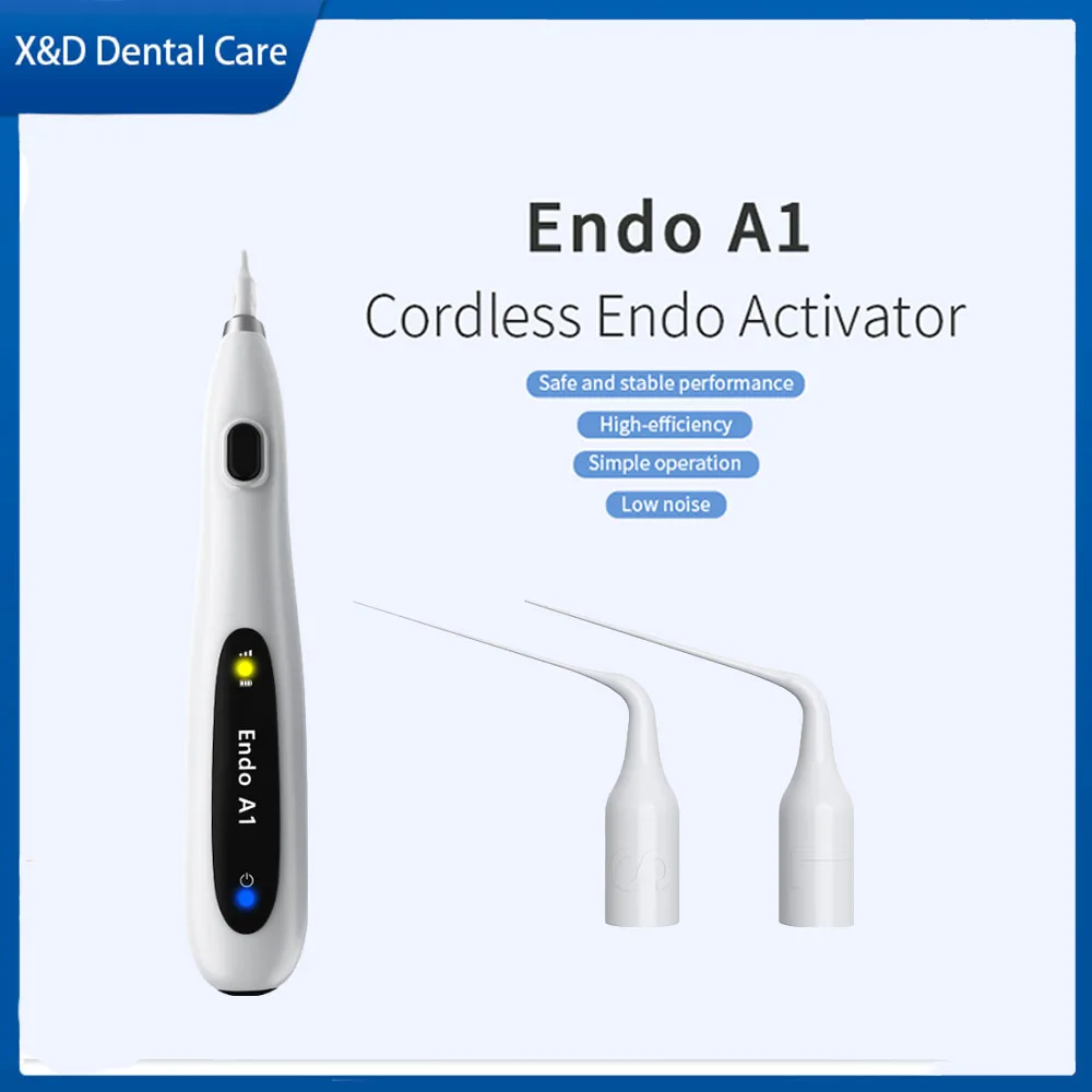 

Dental Wireless LED Ultrasonic Dental Dentistry Cordless Hight Frequency Polymer fiber working Tips For endodontics repair