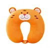 U-shaped Plush Pillow Cartoon Adult Children Neck Protection Pillow Driving Travel Students Lunch Break Nap Cushion 1