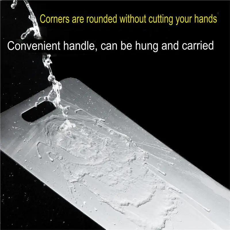 Titanium Chopping Board Double-Sided Metal Cutting Mats Baking Board for Countertop Kitchen Tool Cutting Board for Meat Fruits